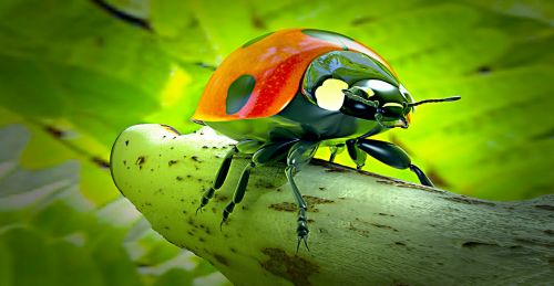 ladybug beetle lucky charm