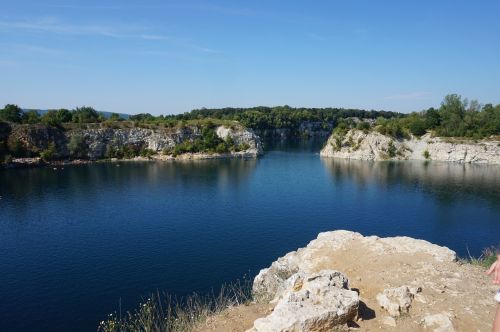 lagoon rocks water