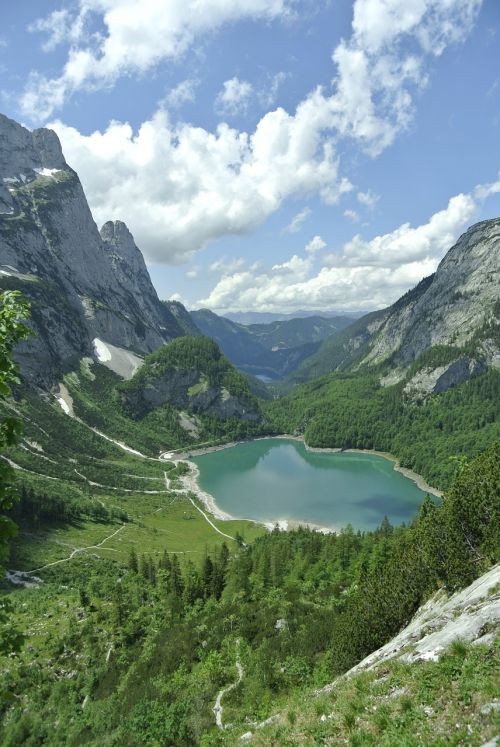 lake glacier view