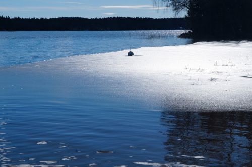lake öresjö spring ice