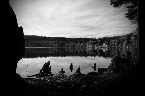 lake nature landscape