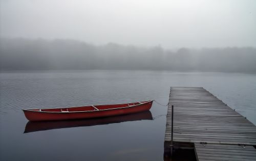 lake fog water