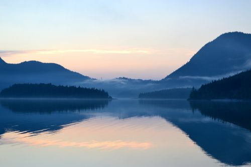 lake nature landscape