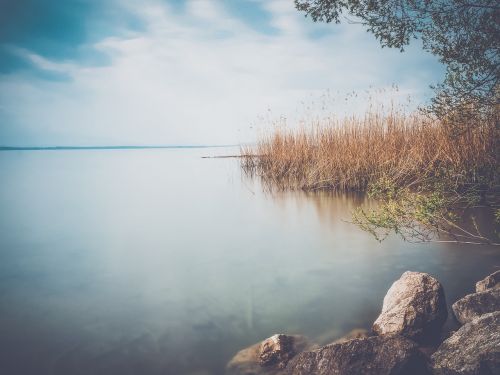 lake nature landscape