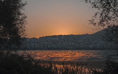 lake kastoria greece