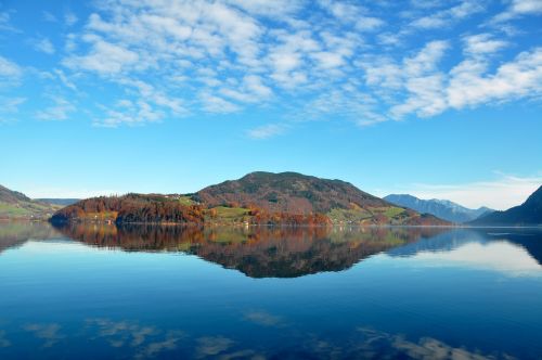 lake nature landscape