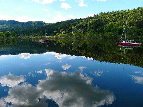 lake landscape nature