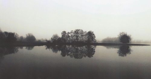 lake fog nature