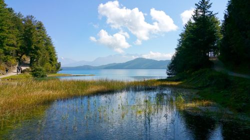 lake scene mountain