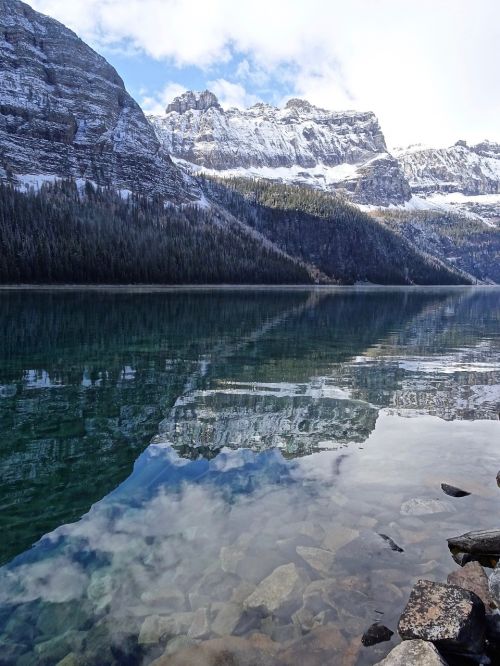 lake reflection rockies