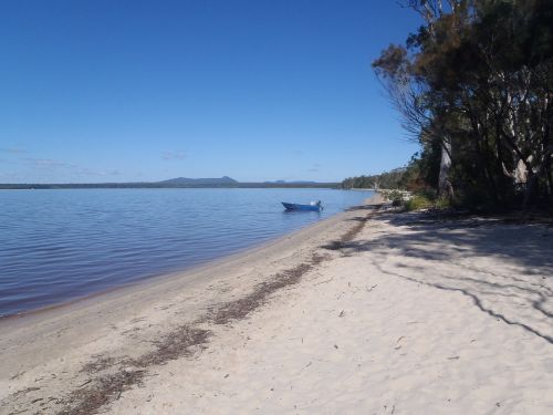 lake beach bank