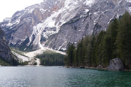 lake south tyrol mountains