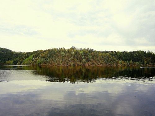 lake landscape nature