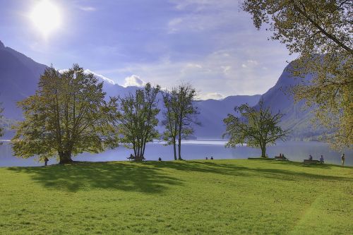 lake slovenia beautiful nature