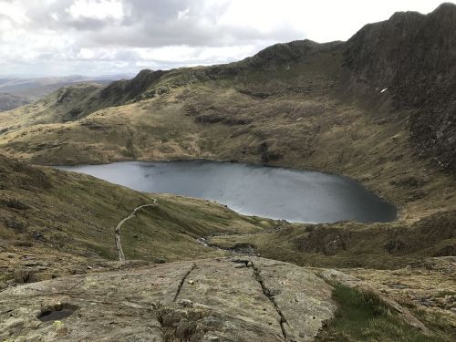 lake grass mountain