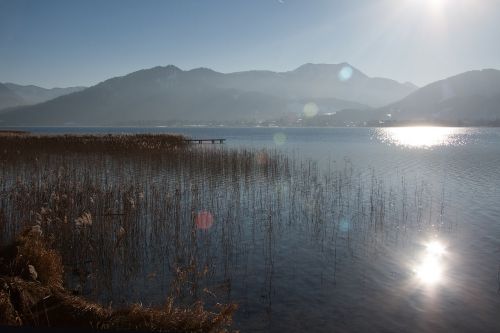 lake mountains panorama