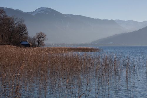 lake mountains panorama