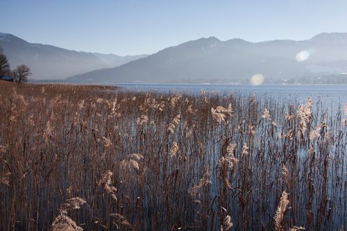 lake mountains panorama