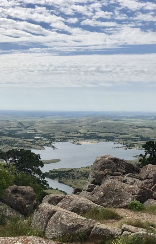 lake water mountain