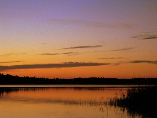 lake sweden evening