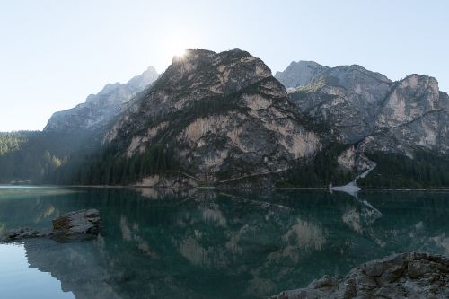 lake bergsee nature