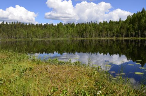 lake himmel water