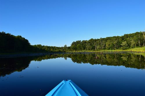 lake morning kayak