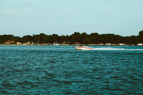 lake boat summer