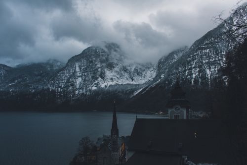 lake water fog