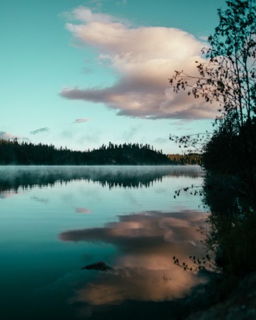 lake water reflection