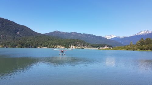 lake water airplane
