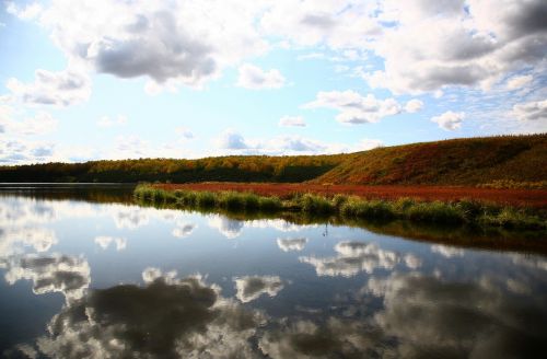 lake mountains tundra