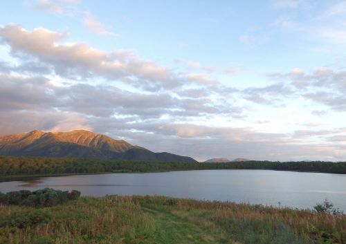 lake evening sunset