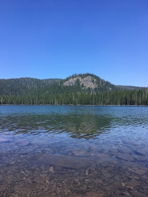 lake clear rocks