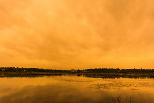 lake landscape nature