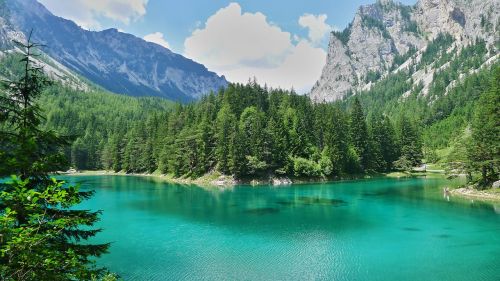 lake water mountains