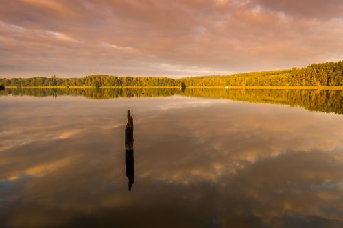 lake nature landscape