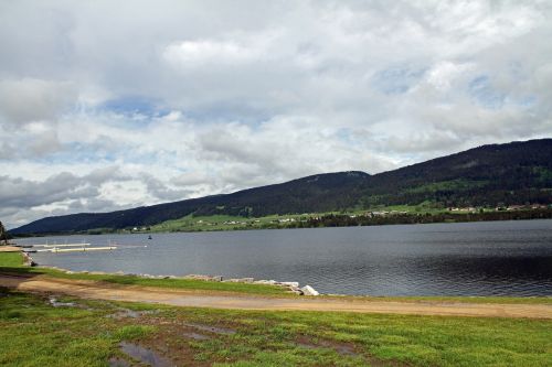 lake mountain landscape