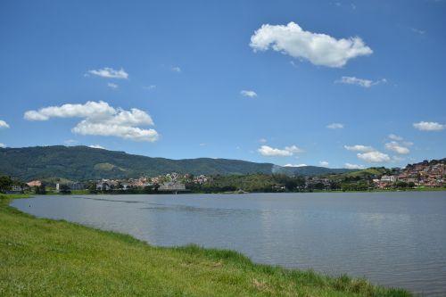 lake landscape sky