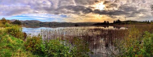 lake clouds donegal