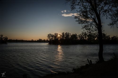 lake scenic landscape