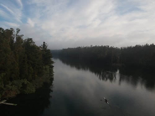 lake  body of water  landscape