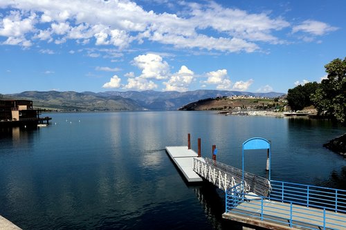 lake  pier  nature