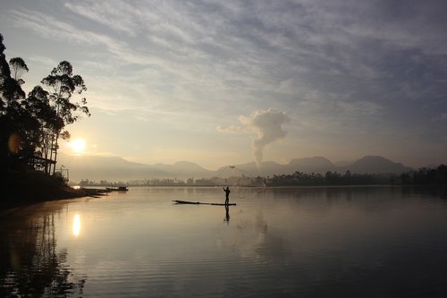 lake  water  sunset