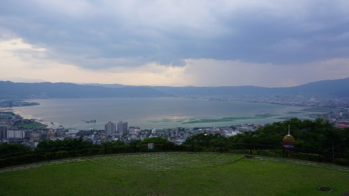 lake  lake suwa  natural