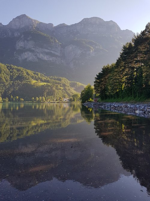 lake  mountains  walenstadt