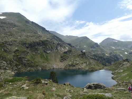 lake  mountain  andorra