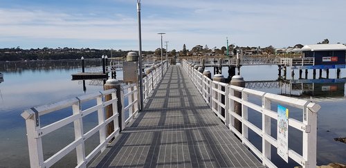 lake  wharf  merimbula