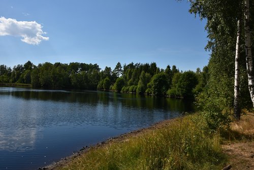 lake  sweden  water