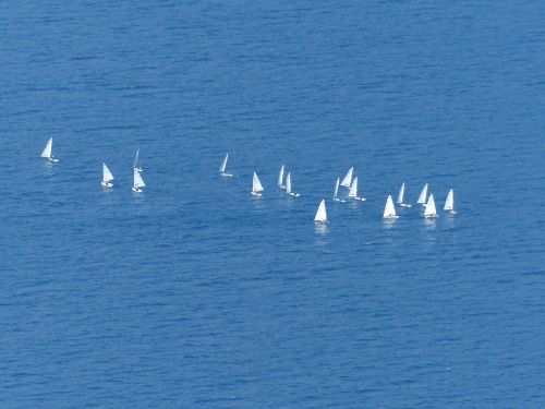 lake sail sailing boats